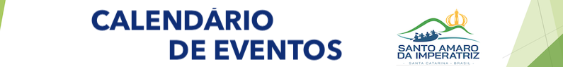 Calendário Oficial de Eventos Calendário Oficial de Eventos